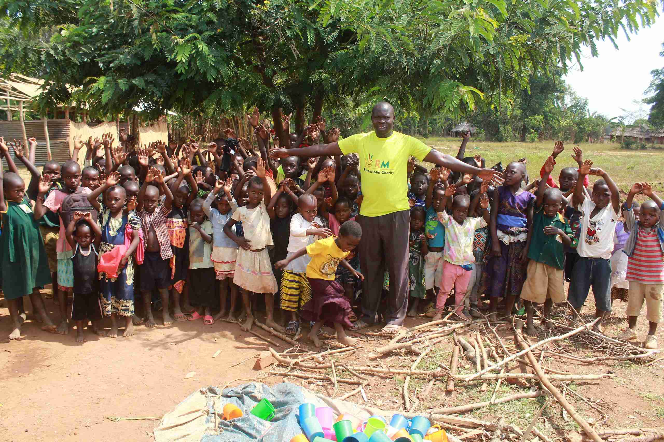 SCCF and the children in Kaliro